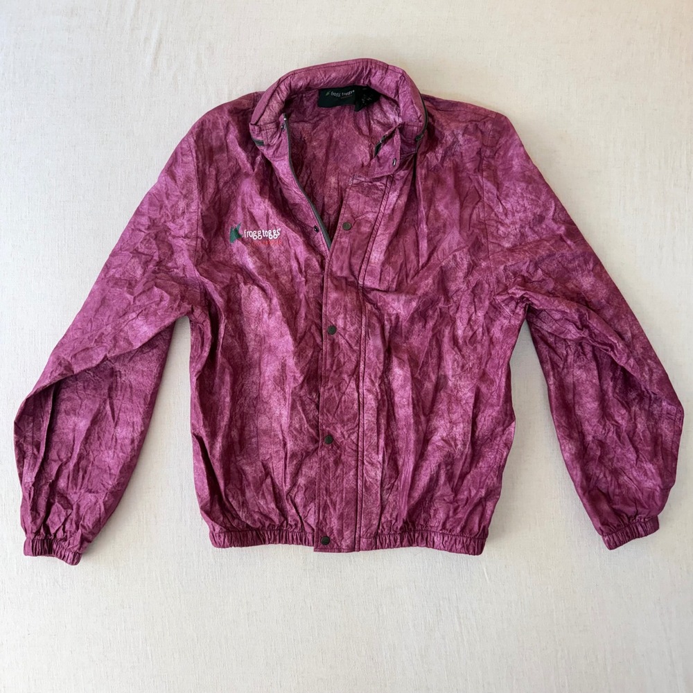Frogg Toggs Rain Jacket Womens XL Purple Textured‎ Lightweight Outerwear